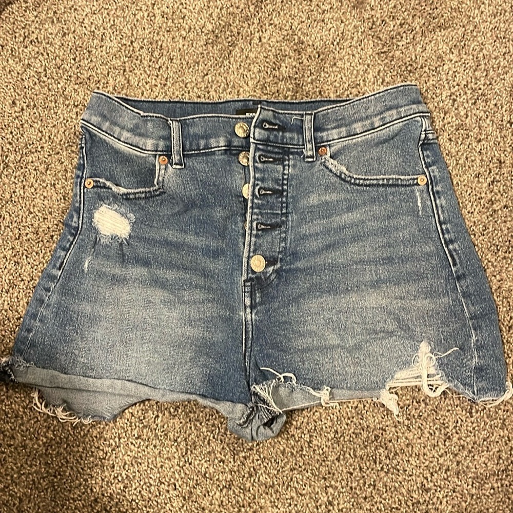 Express mom shorts super high rise